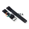 Каучуковый ремешок для часов Seiko Prospex SKX007 черный RKSE-101 - 3