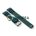 Каучуковый ремешок для часов Seiko Prospex SKX007 зеленый RKSE-101 - 5