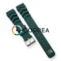 Каучуковый ремешок для часов Seiko Prospex SKX007 зеленый RKSE-101 - 3