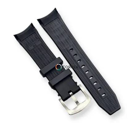 Каучуковий FKM ремінець для годинника Tissot Sea Star T120 чорний RКT-103 - 8