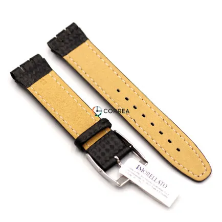 Ремешок сатиновый черный Morellato A01U1840840824MO20 для часов Swatch RLM-028 - 8