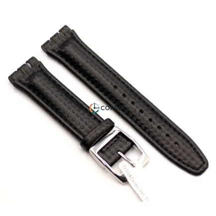 Ремешок сатиновый черный Morellato A01U1840840824MO20 для часов Swatch RLM-028 - 6