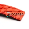 Ремешок из кожи питона красный Correa RMCO-005 - 3