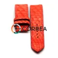Ремешок из кожи питона красный Correa RMCO-005 - 4