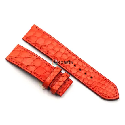 Ремешок из кожи питона красный Correa RMCO-005 - 6