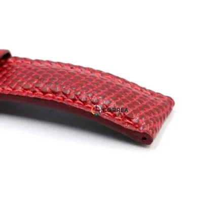 Ремешок из кожи игуаны красный Correa RMCO-006 - 9