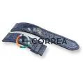 Ремешок из кожи страуса светло-синий индиго Correa RMCO-007 - 3