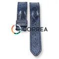 Ремешок из кожи страуса светло-синий индиго Correa RMCO-007 - 2