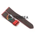 Ремешок из кожи карунга красный Correa RMCO-009 - 3