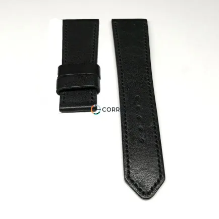 Ремешок из кожи теленка черный Correa RMCO-010 - 8