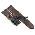 Ремешок из кожи теленка черный Correa RMCO-010bre - 1