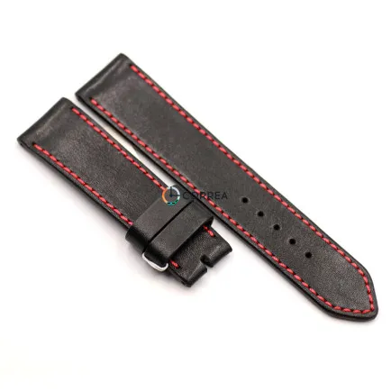 Ремешок из кожи теленка черный Correa RMCO-010bre - 6