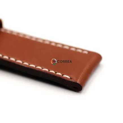 Ремешок из кожи теленка коричневый Correa RMCO-010brw - 9