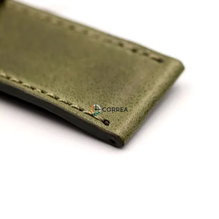 Ремешок из кожи теленка зеленый Correa RMCO-010gr - 8