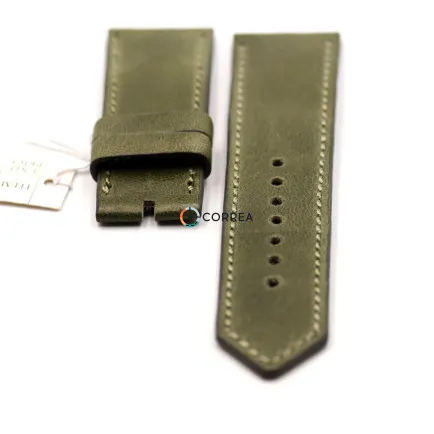 Ремешок из кожи теленка зеленый Correa RMCO-010gr - 9