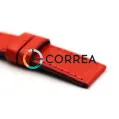 Ремешок из кожи теленка красный Correa RMCO-010r - 5