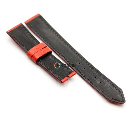 Ремешок из кожи теленка красный Correa RMCO-010r - 7