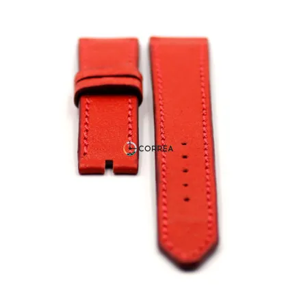 Ремешок из кожи теленка красный Correa RMCO-010r - 8