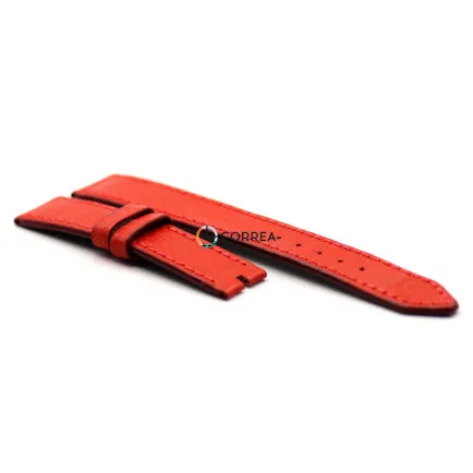 Ремешок из кожи теленка красный Correa RMCO-010r - 9