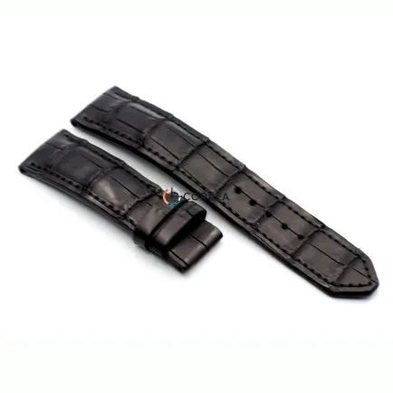 Ремешок из кожи каймана черный Correa RMCO-013b - 6