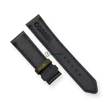 Ремешок из кожи теленка хаки Correa RMCO-017 - 10