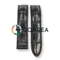 Ремешок из кожи аллигатора черный для часов Omega RMOM-001 - 4