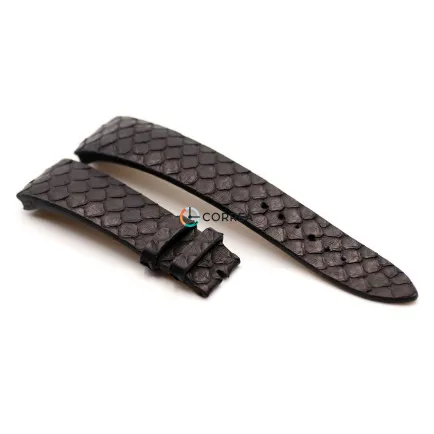 Ремешок из кожи питона черный для часов Ulysse Nardin Marine RMUN-002 - 10
