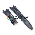 Ремешок из кожи аллигатора синий Ulysse Nardin Executive Dual Time RMUN-003 - 4