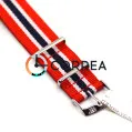 Ремешок сплошной нейлоновый НАТО красно-синий Morellato A01U3972A74885CR - 4