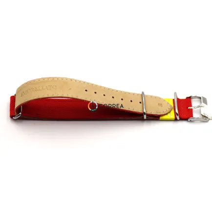 Ремешок сплошной нейлоновый НАТО красный Morellato A01U3154113883CR - 7