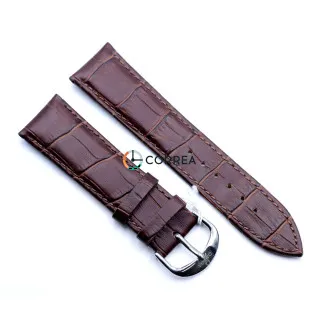 Ремешок кожаный для часов Omega коричневый RO-001br