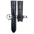 Ремешок кожаный для часов Omega черный RO-101b - 4