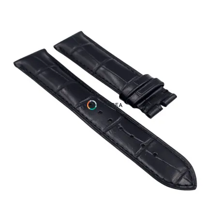 Ремешок кожаный для часов Omega черный RO-101b - 10