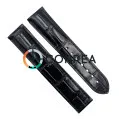 Ремешок кожаный для часов Omega черный RO-102b - 1