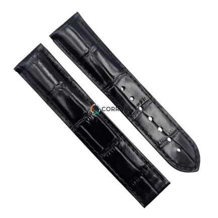 Ремешок кожаный для часов Omega черный RO-102b - 6