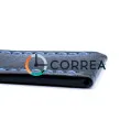 Ремешок для спортивных часов из кожи черный Romiks RRB-002 - 4