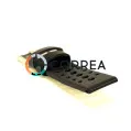 Ремешок для спортивных часов из кожи черный Romiks RRB-024 - 5