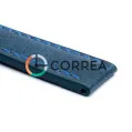 Ремешок для спортивных часов из кожи синий Romiks LBV-98241 (RRC-001) - 5