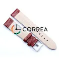 Ремешок для спортивных часов из кожи коричневый Romiks RRK-005 - 5