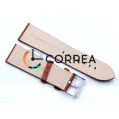 Ремешок для спортивных часов из кожи коричневый Romiks RRK-006 - 2
