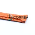 Ремешок для спортивных часов из кожи коричневый Romiks RRK-007 - 4