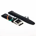 Ремешок кожаный для часов Swatch черный RS-005 - 5