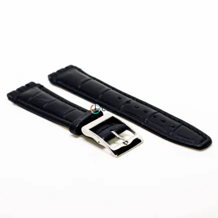 Ремешок кожаный для часов Swatch черный RS-005 - 10