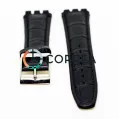 Ремешок кожаный для часов Swatch черный RS-005 - 4