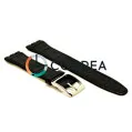 Ремінець шкіряний для годинника Swatch чорний RS-006 - 4