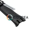 Ремінець шкіряний для годинника Swatch Cold Hour чорний RS-007 - 2