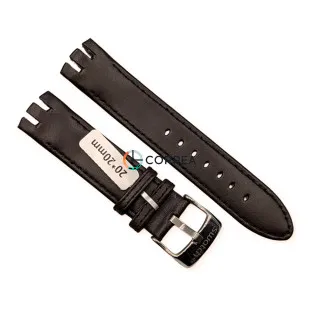 Ремінець шкіряний для годинників Swatch Irony New Big коричневий RS-008