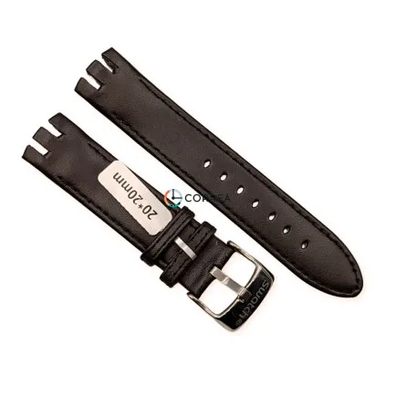 Ремінець шкіряний для годинників Swatch Irony New Big коричневий RS-008 - 6