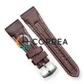 Ремінець шкіряний для годинника Seiko Velatura Yatchting коричневий RSE-101 - 1