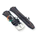 Ремешок кожаный для часов Seiko Sportura черный RSE-102 - 3